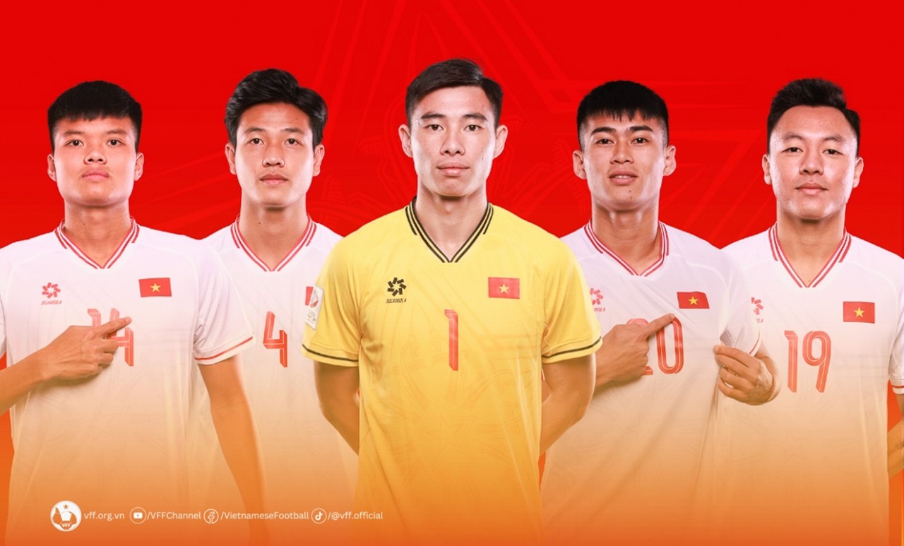 Đội tuyển U23 Việt Nam hoàn tất công tác nhân sự trước lượt trận ra quân tại VCK U23 châu Á 2024. (Nguồn: VFF) Đội tuyển U23 Việt Nam hoàn tất công tác nhân sự trước lượt trận ra quân tại VCK U23 châu Á 2024. (Nguồn: VFF)