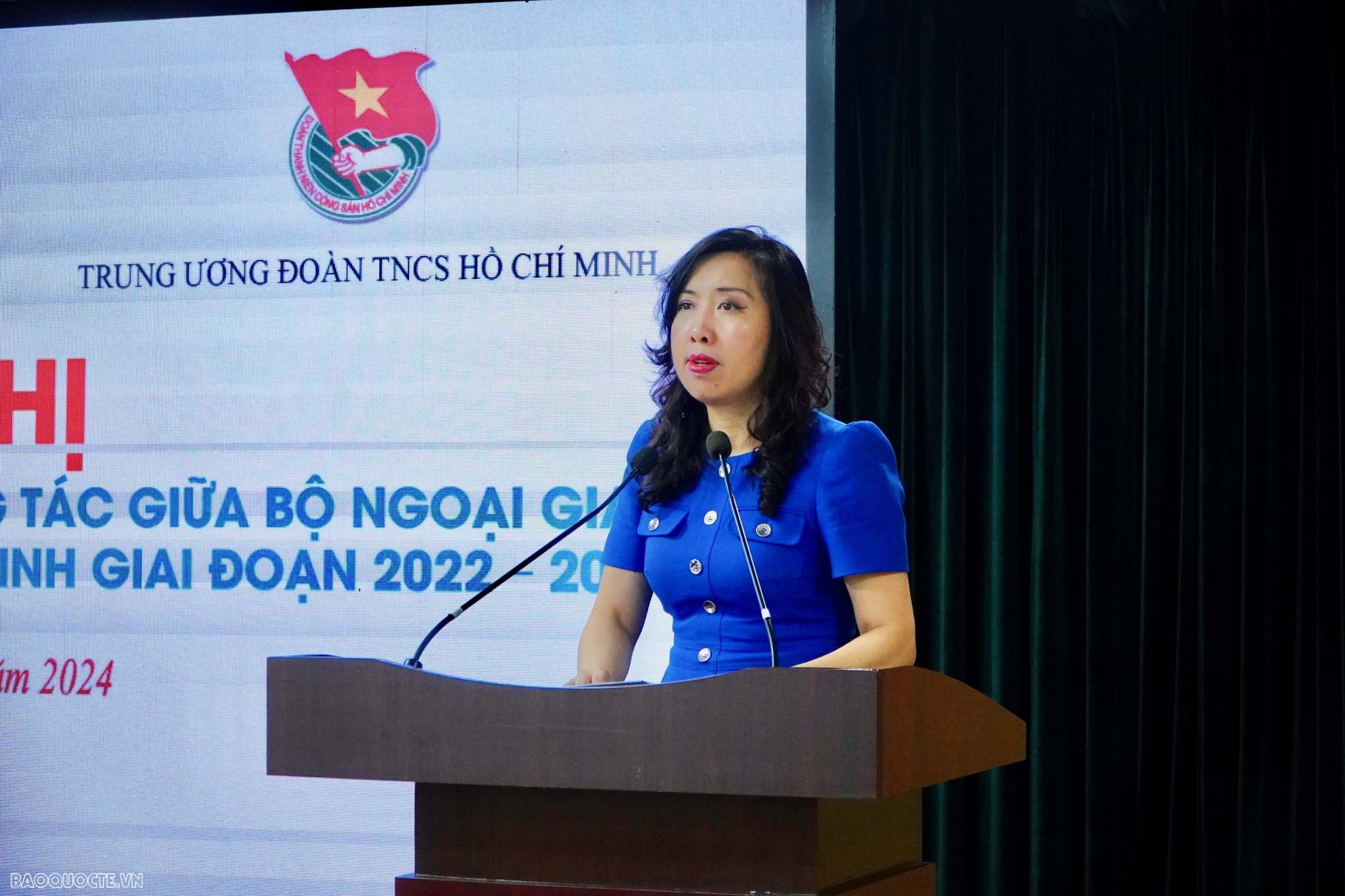 TIẾP TỤC TĂNG CƯỜNG PHỐI HỢP GIỮA BỘ NGOẠI GIAO VÀ TRUNG ƯƠNG ĐOÀN VỀ CÔNG TÁC THANH THIẾU NIÊN Ở NƯỚC NGOÀI