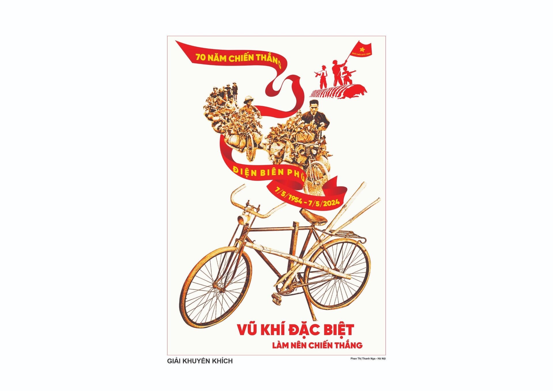 Ngắm bức tranh cổ động về chiến dịch Điện Biên Phủ