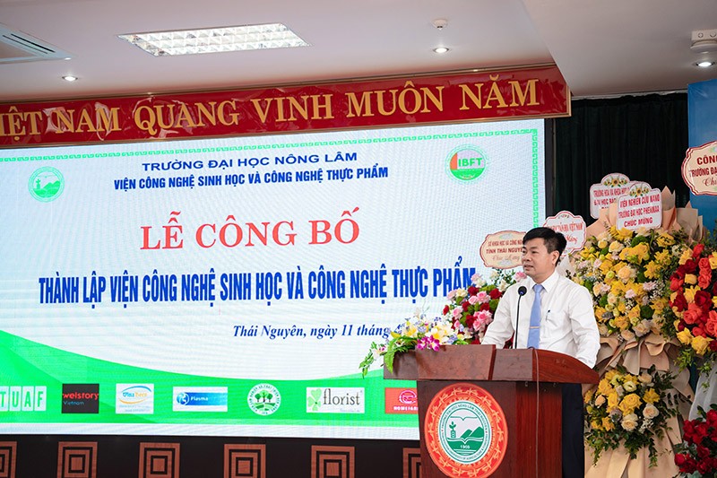 Lễ công bố thành lập Viện Công nghệ Sinh học và Công nghệ Thực phẩm, trường Đại học Nông Lâm, Đại học Thái Nguyên