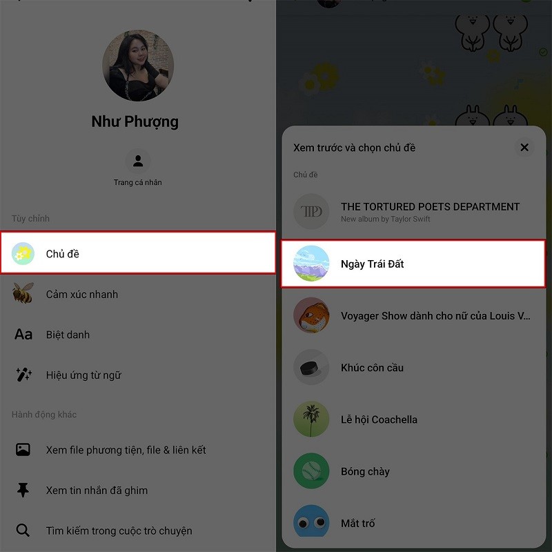 Cách chủ đề Ngày Trái Đất trên Messenger siêu đẹp mà bạn nên thử Cách chủ đề Ngày Trái Đất trên Messenger siêu đẹp mà bạn nên thử