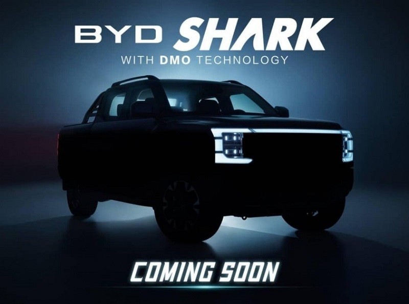 Bán tải BYD Shark 2024 sẽ được trình làng tại triển lãm ô tô Bắc Kinh 2024. Bán tải BYD Shark 2024 sẽ được trình làng tại triển lãm ô tô Bắc Kinh 2024.