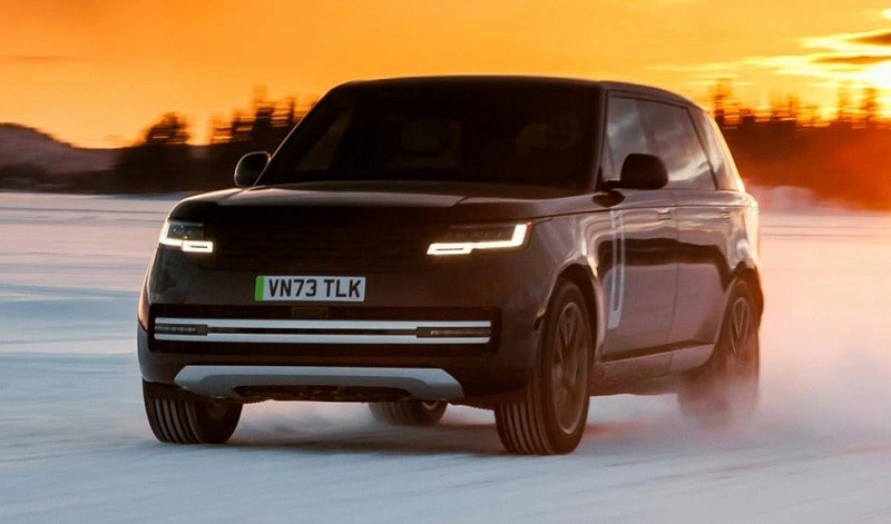 Range Rover Electric không hề được che chắn