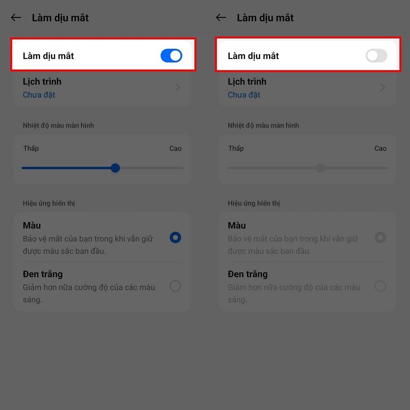 Cách tắt chế độ bảo vệ mắt trên OPPO để sử dụng thỏa mái hơn