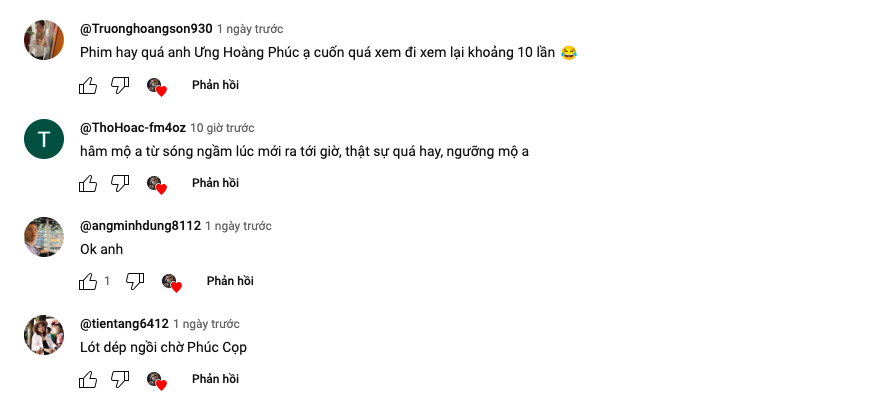 Sống Ngầm (Phúc Cọp) nhận 'cơn mưa' lời khen từ khán giả