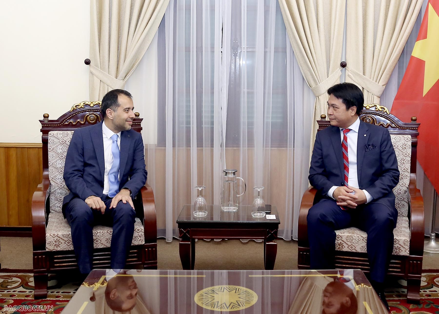 Cục trưởng Cục Lễ tân Nhà nước tiếp nhận Thư ủy nhiệm bổ nhiệm Đại sứ Thổ Nhĩ Kỳ tại Việt Nam