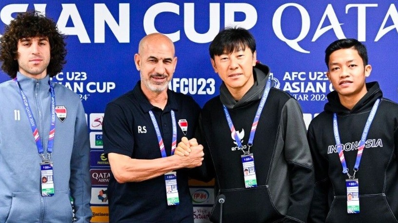 U23 châu Á 2024: HLV U23 Iraq Radhi Shenaishil tự tin trước U23 Indonesia