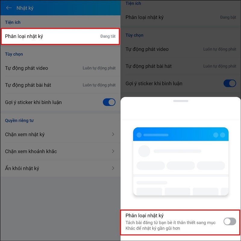 Cách phân loại nhật ký Zalo để không bỏ lỡ những nội dung bạn quan tâm Cách phân loại nhật ký Zalo để không bỏ lỡ những nội dung bạn quan tâm