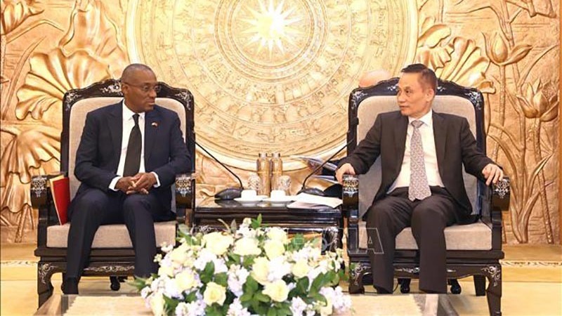 Trưởng ban Đối ngoại Trung ương tiếp Đoàn đại biểu Đảng cầm quyền ở Bờ Biển Ngà