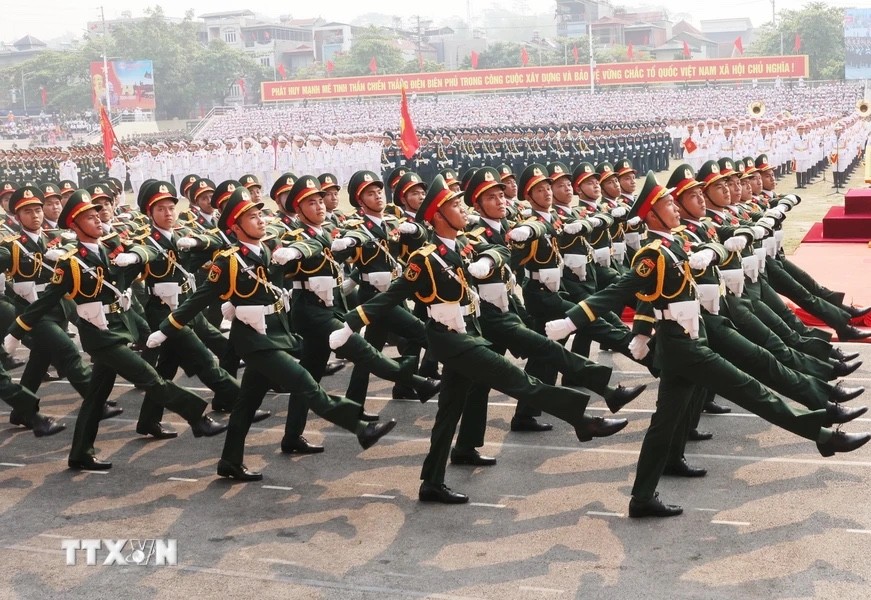 Toàn cảnh buổi tổng duyệt Lễ kỷ niệm 70 năm Chiến thắng Điện Biên Phủ Toàn cảnh buổi tổng duyệt Lễ kỷ niệm 70 năm Chiến thắng Điện Biên Phủ