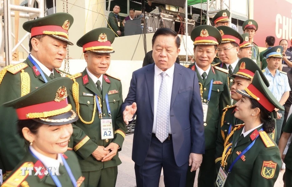 Toàn cảnh buổi tổng duyệt Lễ kỷ niệm 70 năm Chiến thắng Điện Biên Phủ Toàn cảnh buổi tổng duyệt Lễ kỷ niệm 70 năm Chiến thắng Điện Biên Phủ