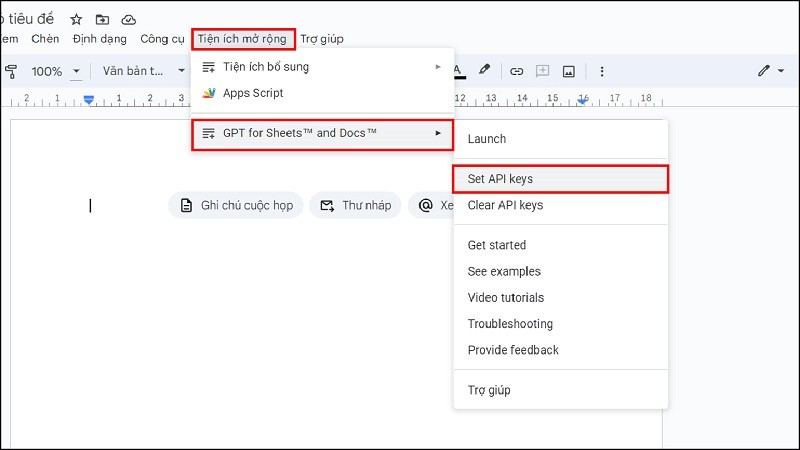 Cách tích hợp ChatGPT vào Google Docs giúp bạn sử dụng thuận tiện hơn Cách tích hợp ChatGPT vào Google Docs giúp bạn sử dụng thuận tiện hơn