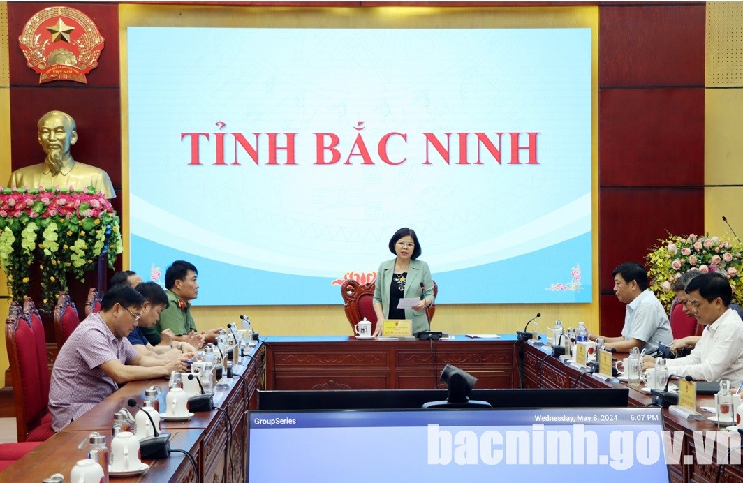 Điểm cầu Bắc Ninh.