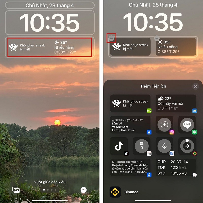 4 cách xóa widget trên màn hình khóa iPhone đơn giản, nhanh chóng 4 cách xóa widget trên màn hình khóa iPhone đơn giản, nhanh chóng