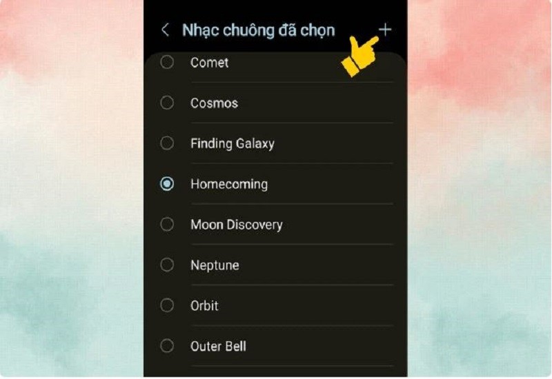 Đổi nhạc chuông báo thức Samsung Đổi nhạc chuông báo thức Samsung