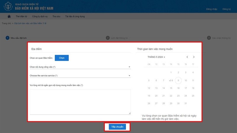 Hướng dẫn đặt lịch hẹn BHXH nhanh chóng, tiết kiệm thời gian