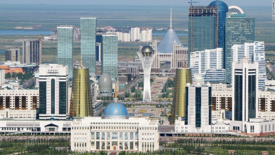 Quang cảnh Thủ đô Nur-Sultan, Kazakhstan. Ảnh: AP Quang cảnh Thủ đô Nur-Sultan, Kazakhstan. Ảnh: AP