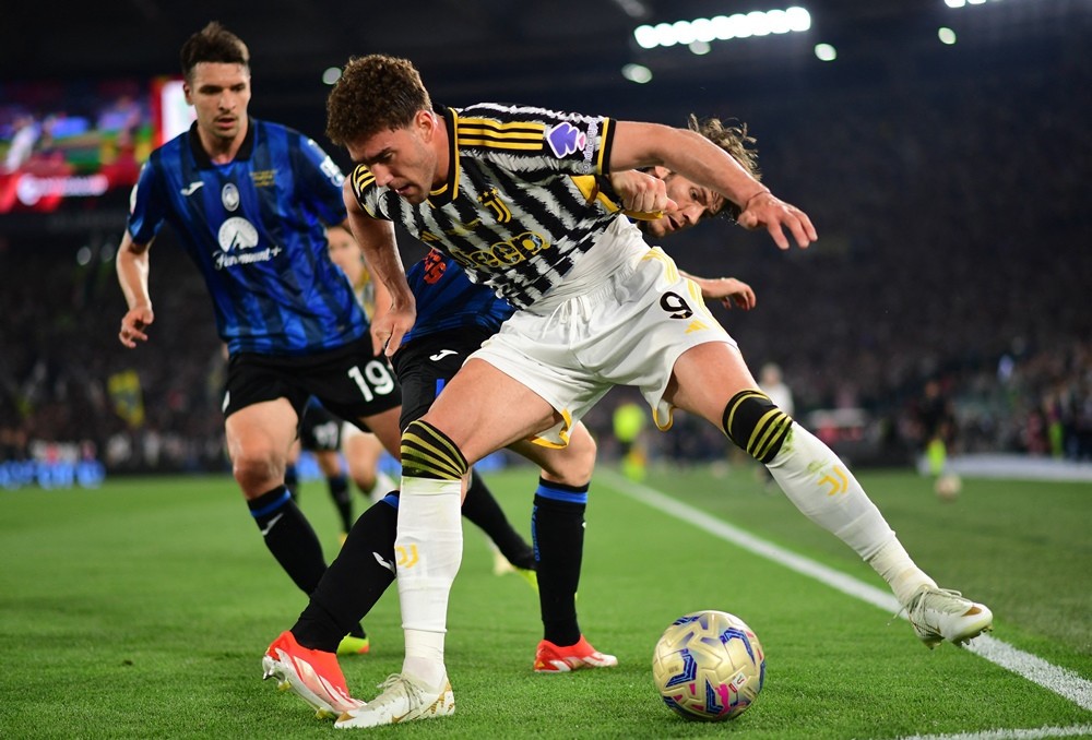 Trận chung kết Coppa Italy giữa Juventus và Atalanta diễn ra trên SVĐ Olimpico (thành phố Roma) Trận chung kết Coppa Italy giữa Juventus và Atalanta diễn ra trên SVĐ Olimpico (thành phố Roma)