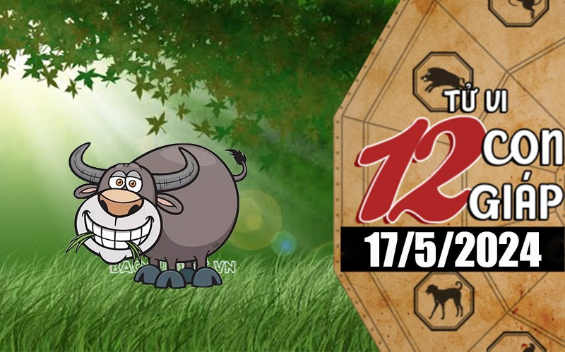 Tử vi hôm nay, xem tử vi 12 con giáp hôm nay ngày 17/5/2024: Tuổi Sửu tài lộc vượng phát