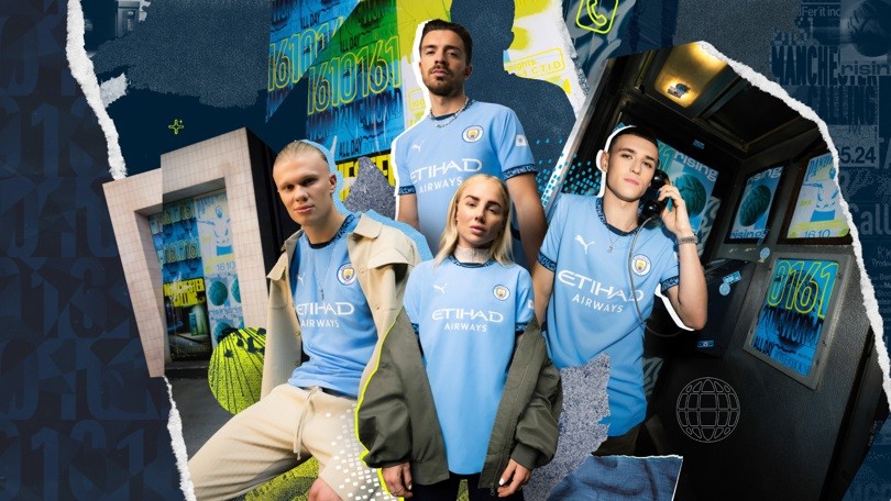Các cầu thủ Man City và trang phục thi đấu mùa giải 2024/25. (Nguồn: Manchester City FC) Các cầu thủ Man City và trang phục thi đấu mùa giải 2024/25. (Nguồn: Manchester City FC)