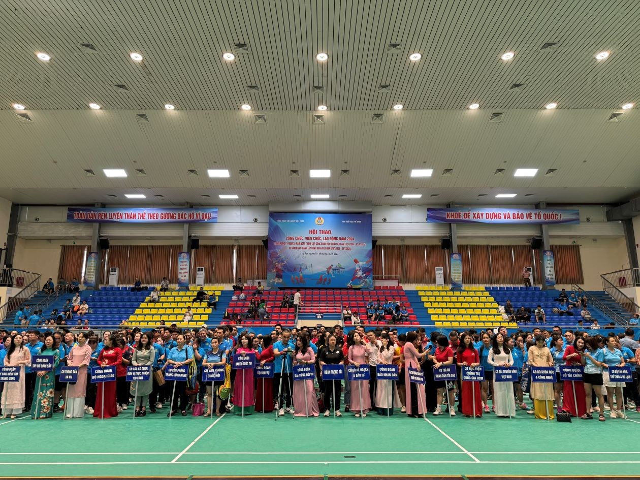 Công đoàn Bộ Ngoại giao tham gia Hội thao Công đoàn Viên chức Việt Nam năm 2024