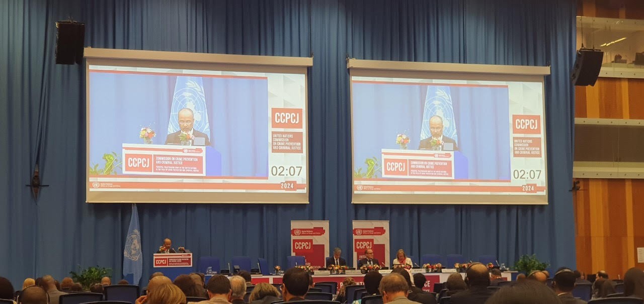 Đoàn liên ngành Việt Nam do Đại sứ Nguyễn Trung Kiên, Đại diện thường trực của Việt Nam bên cạnh Liên hợp quốc, IAEA và các tổ chức quốc tế tại Vienna, làm trưởng đoàn dự Hội nghị lần thứ 33, Uỷ ban ngăn ngừa tội phạm và tư pháp hình sự. (Nguồn: Đại sứ quán Việt Nam tại Áo)