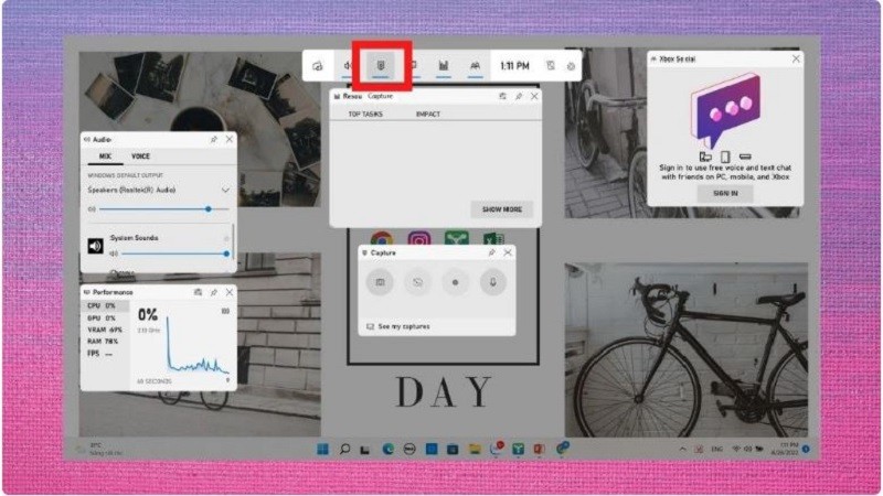Quay màn hình máy tính có âm thanh đơn giản