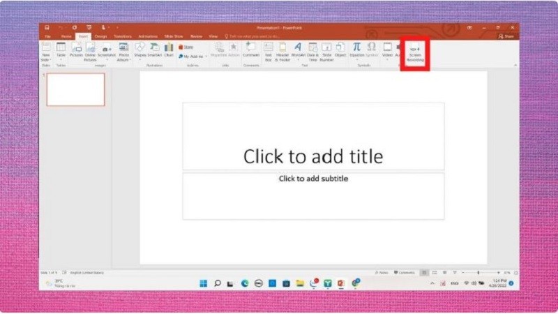 Quay màn hình máy tính có âm thanh đơn giản