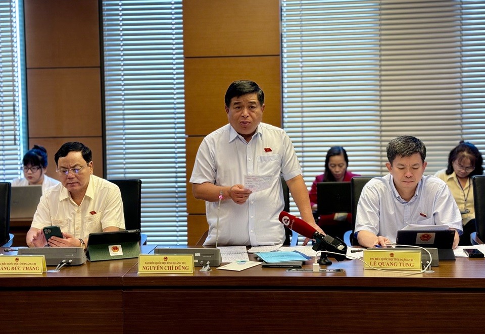 Ông Nguyễn Chí Dũng, Bộ trưởng Bộ Kế hoạch và Đầu tư, Đại biểu Quốc hội tỉnh Quảng Trị. (Ảnh: MPI)