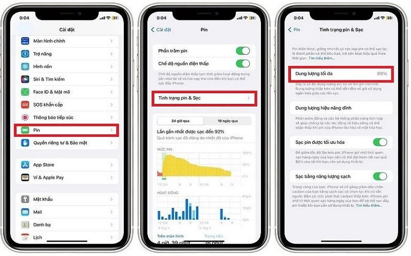 Xử lý tình trạng tụt pin nhanh ở iPhone