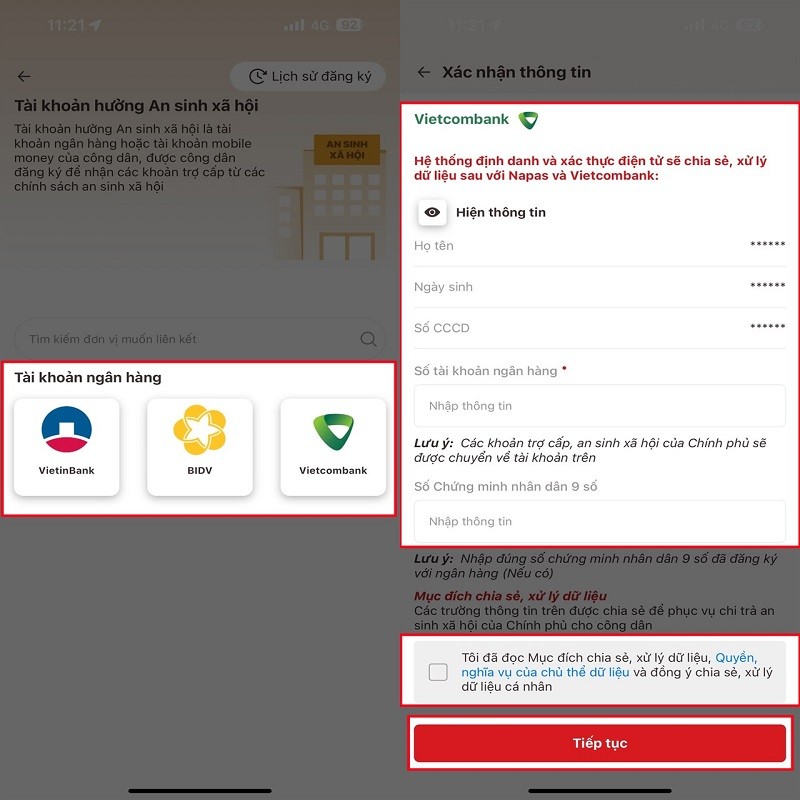 Nhận tiền an sinh xã hội qua VNeID an toàn, tiết kiệm thời gian