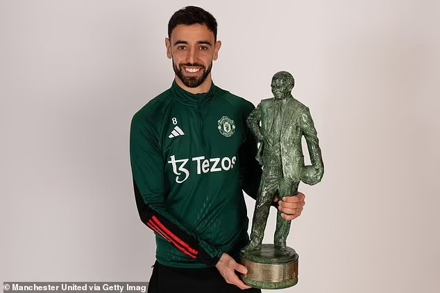 Đội trưởng Bruno Fernandes xuất sắc nhất MU mùa giải 2023/24 Đội trưởng Bruno Fernandes xuất sắc nhất MU mùa giải 2023/24