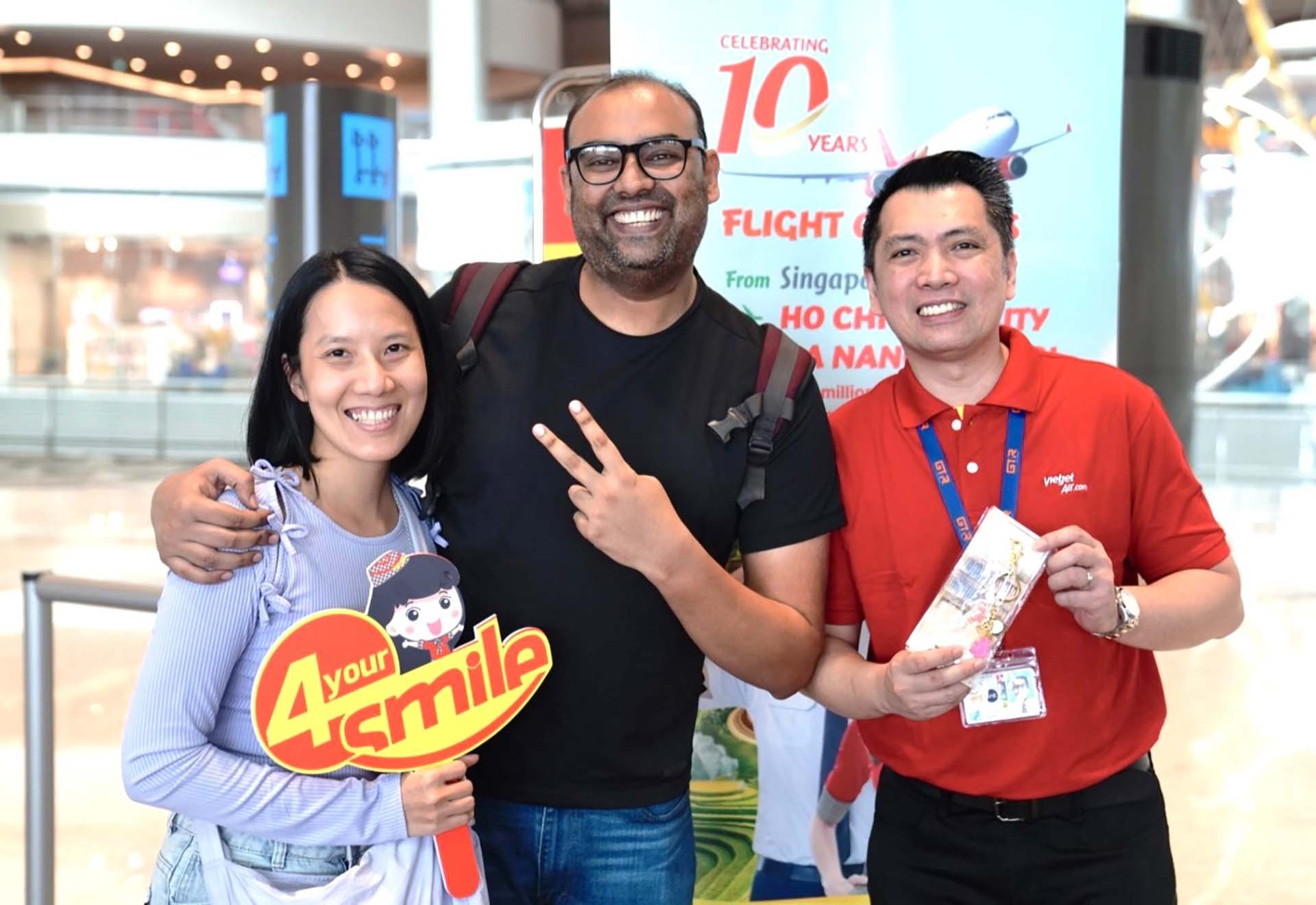 Vietjet mở bán vé chỉ từ 0 đồng tri ân khách hàng dịp kỷ niệm 10 năm bay Singapore