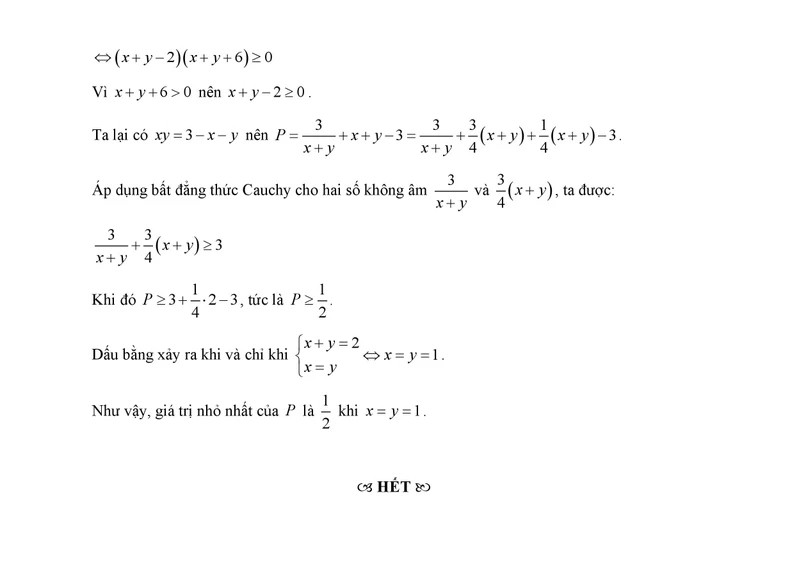 Gợi ý lời giải chi tiết đề thi Toán vào lớp 10 của Hà Nội Gợi ý lời giải chi tiết đề thi Toán vào lớp 10 của Hà Nội