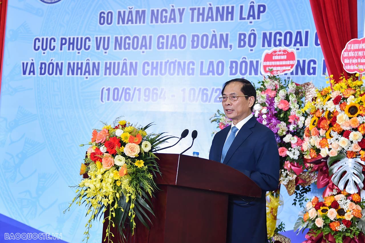 Cục Phục vụ Ngoại giao đoàn đón nhận Huân chương Lao động hạng Nhất