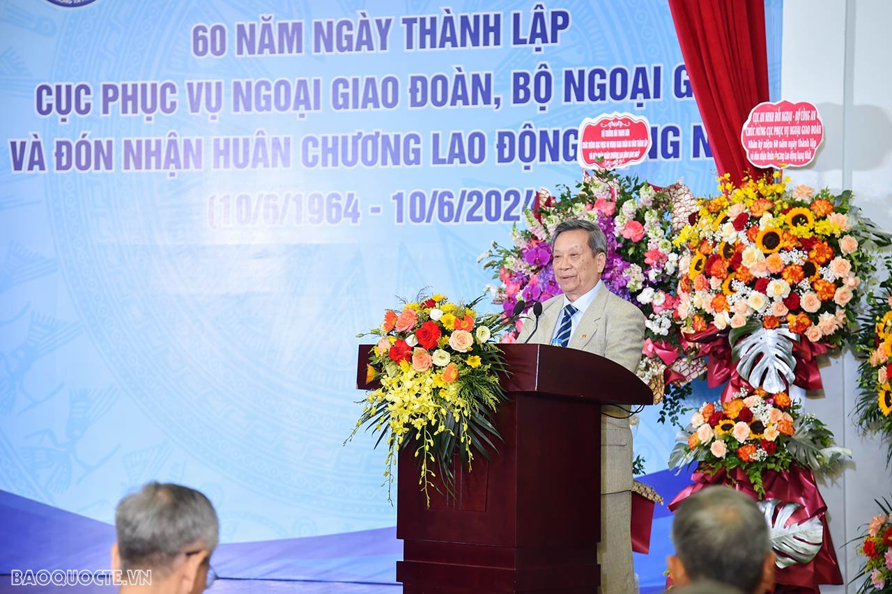 Cục Phục vụ Ngoại giao đoàn đón nhận Huân chương Lao động hạng Nhất