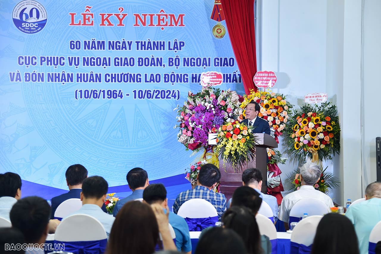 Cục Phục vụ Ngoại giao đoàn đón nhận Huân chương Lao động hạng Nhất