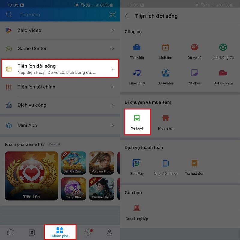 Mách bạn cách mua vé Water Bus trên Zalo tiện lợi, nhanh chóng