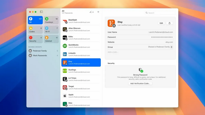 Ứng dụng Mật khẩu để theo dõi thông tin đăng nhập Ứng dụng Mật khẩu để theo dõi thông tin đăng nhập