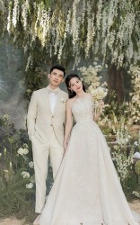 Diễn viên Midu tôn dáng thon vai gầy cùng 5 thiết kế đầm cưới đặt riêng