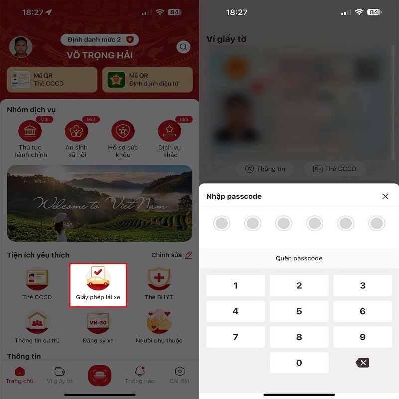Cách cập nhật thông tin giấy phép lái xe sau khi hết hạn trên VNeID