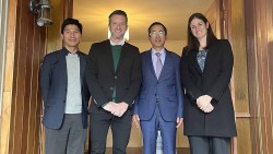 Đại sứ Phạm Hùng Tâm tiếp Đồng sáng lập Viện Chính sách Australia-Việt Nam