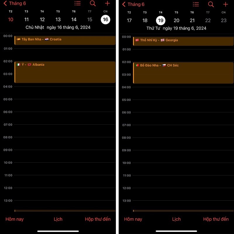 Thêm lịch Euro 2024 trên iPhone để không bỏ lỡ các trận đấu