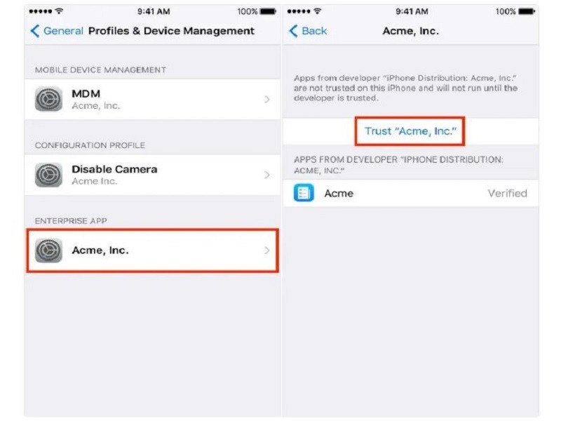 Cách kích hoạt tùy chọn tin cậy iPhone trên các ứng dụng siêu đơn giản