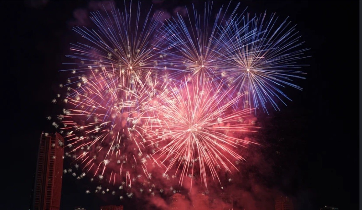 Lễ hội Pháo hoa Quốc tế Đà Nẵng - DIFF 2024: Cuộc đối đầu mãn nhãn giữa Italy và Hoa Kỳ