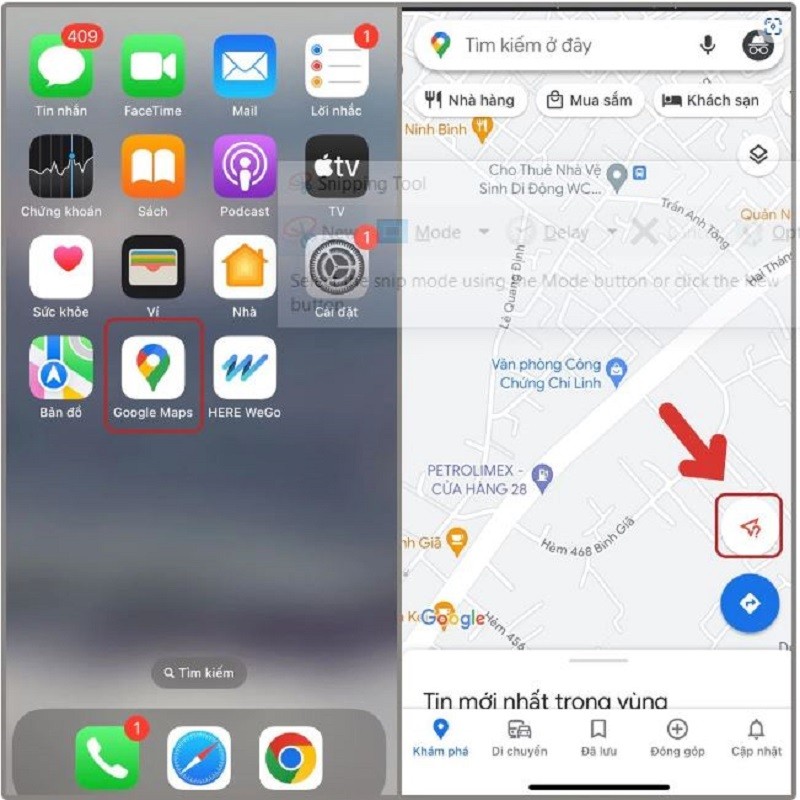 Xác định vị trí hiện tại trên iPhone siêu đơn giản