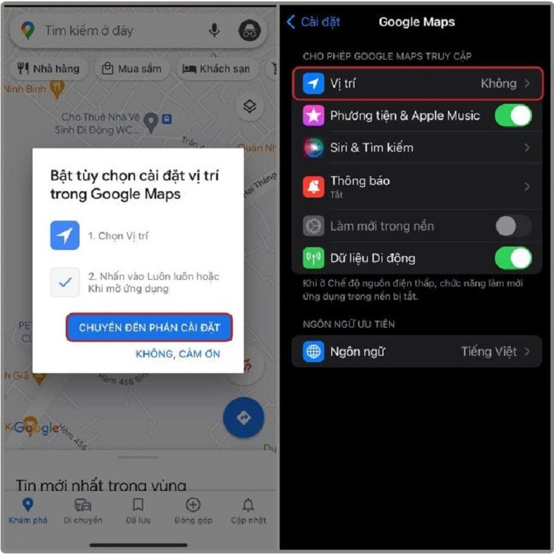 Xác định vị trí hiện tại trên iPhone siêu đơn giản