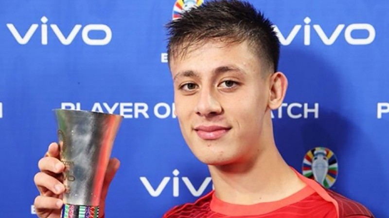 arda guler pha ky luc ton tai 20 nam cua cristiano ronaldo tai euro