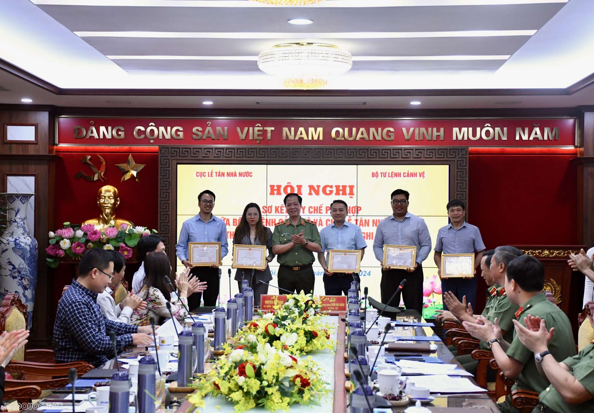 Tăng cường phối hợp công tác cảnh vệ và nghi lễ đối ngoại