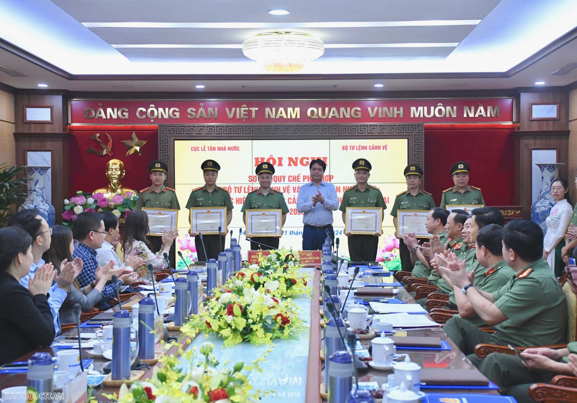 Tăng cường phối hợp công tác cảnh vệ và nghi lễ đối ngoại